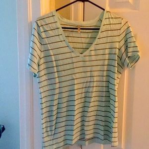 Large striped banana republic t-shirt